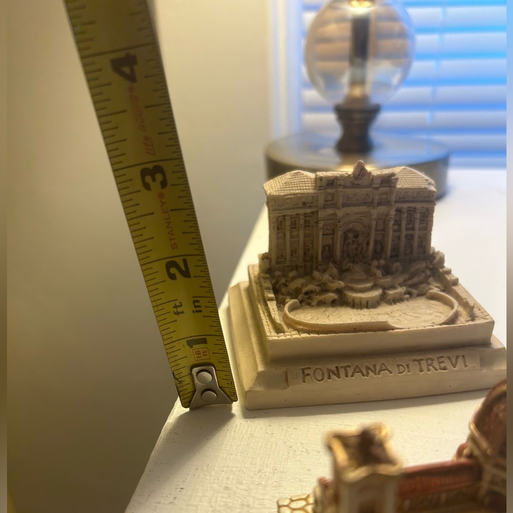 COLLECTIBLE Miniature ITALIAN Souvenirs Set, Triv Fountain, Duomo, Last Supper - Picture 2 of 15